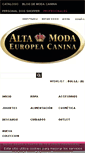 Mobile Screenshot of altamodaeuropeacanina.com